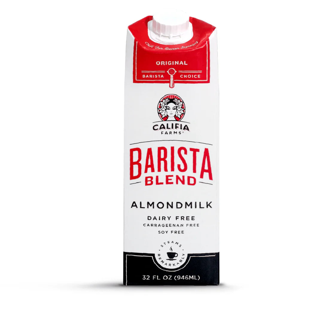 Califia Farms Barista Blend Almond Milk - 2 cases of 12, 32oz cartons