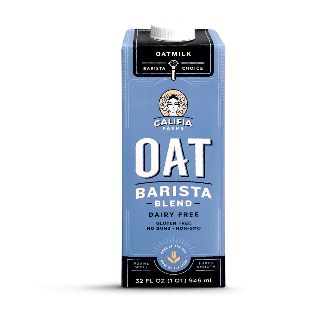 Califia Farms Barista Blend Oat Milk - 2 Cases of 12, 32oz cartons